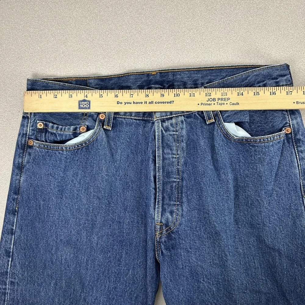 VTG Levis 501‎ Jeans Mens 36x30 (fit 34x30) Blue Button Fly Straight Leg Denim